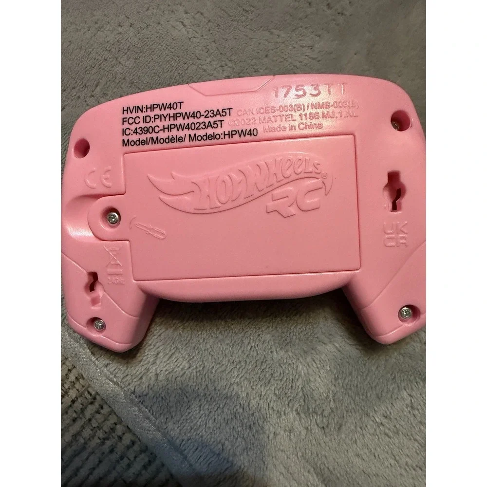 Mattel Barbie Hot Wheels RC Pink Convertible Car w/ Remote Controller HPW40